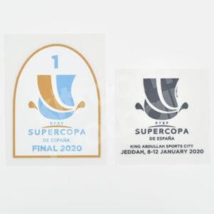 Original Player Issue 2019-20 Supercup Patch Supercopa 2020 Jeddah Valencia