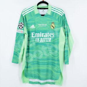 2021-22 Real Madrid Goalkeeper Shirt #1 COURTOIS Final Champions League 2022 BNWT M - Image 2