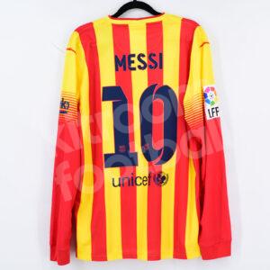 2014-15 Barcelona Fourth Shirt #10 MESSI Senyera BNWT M L/S