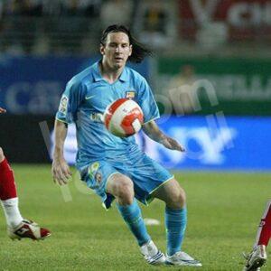 2007-08 Barcelona Away Shirt #19 MESSI (Very Good) M Nike - Image 5