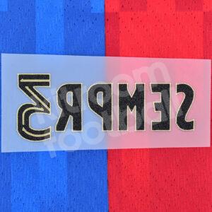 2022-23 Barcelona SEMPR3 Gerard PIQUÉ Tribute Last Match MDT Patch - Image 3