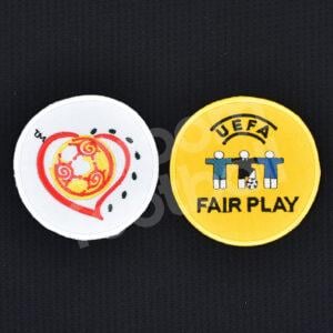 UEFA EURO Portugal 2004 Patch + Fair Play Embrodery Material Repro v2 Parche Eurocopa
