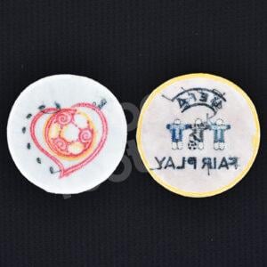 UEFA EURO Portugal 2004 Patch + Fair Play Embrodery Material Repro v2 Parche Eurocopa - Image 3