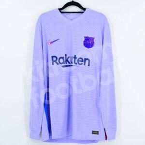 2021-22 Barcelona Away Player Issue  Shirt  *New* LS Size XL - Image 1