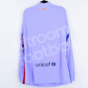 2021-22 Barcelona Away Player Issue  Shirt  *New* LS Size XL - Image 3