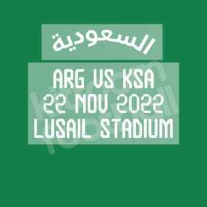 FIFA World Cup Qatar 2022 Saudi Arabia KSA MDT Patch vs Argentina Repro