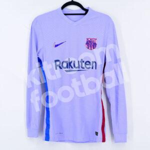 2021-22 Barcelona Away Player Issue Shirt LS S BNWOT - Image 1