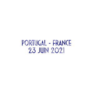 UEFA Euro 2020 21 France Match Detail MDT Patch vs Portugal Repro