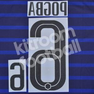 EURO 2020-21 France Home Name Number Set #6 POGBA Repro - Image 3