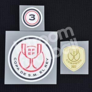 Original Player Issue 2022-23 Real Betis Campeon Copa del Rey Patch Parche