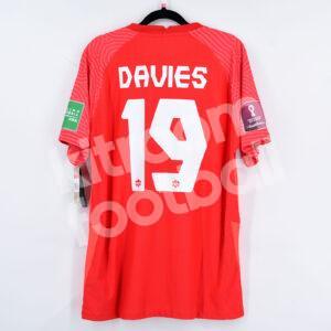 2021-22 Canada Home Shirt #19 DAVIES M Qatar FIFA World Cup 2022 Qualifiers - Image 1