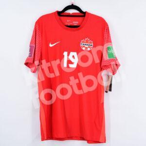 2021-22 Canada Home Shirt #19 DAVIES M Qatar FIFA World Cup 2022 Qualifiers - Image 3