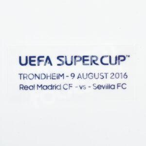 UEFA Supercup 2016 Real Madrid Match Details MDT Patch Repro