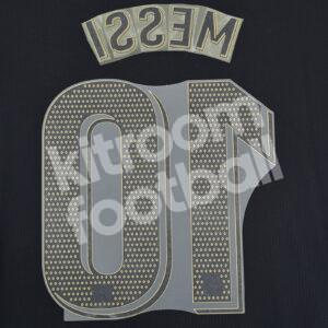 Original Player Issue 2020-21 Barcelona Away Name Number Set #10 MESSI La Liga - Image 3
