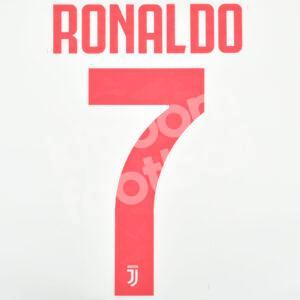 2019-20 Juventus Third Name Number Set #7 RONALDO Repro