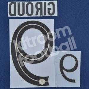 FIFA World Cup 2022 Qatar France Name Number Set Home #9 GIROUD Repro - Image 3