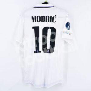 2022 Real Madrid Final Uefa Supercup #10 MODRIC Match Authentic Shirt S