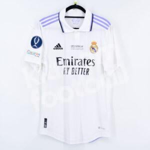 2022 Real Madrid Final Uefa Supercup #10 MODRIC Match Authentic Shirt S - Image 3