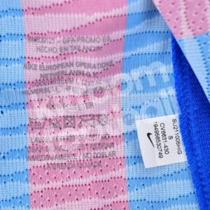 2021-22 Barcelona Home Player Issue Shirt LS S BNWOT - Image 4