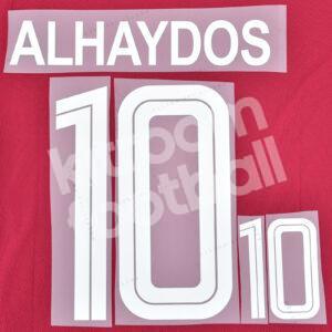 FIFA World Cup Qatar 2022 Home Name Number Set #10 ALHAYDOS Repro