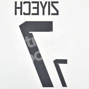 FIFA World Cup Qatar 2022 Morocco Away Name Number Set #7 ZIYECH Repro - Image 3