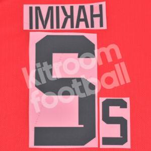 FIFA World Cup Qatar 2022 Morocco Home Name Number Set #2 HAKIMI Repro - Image 3