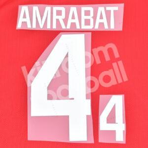 FIFA World Cup Qatar 2022 Morocco Home Name Number Set #4 AMRABAT Repro