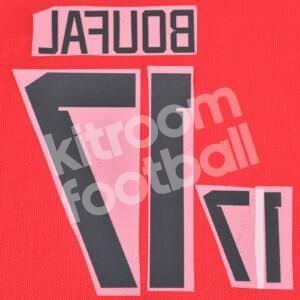 FIFA World Cup Qatar 2022 Morocco Home Name Number Set #17 BOUFAL Repro - Image 3