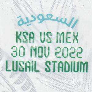 FIFA World Cup Qatar 2022 Saudi Arabia KSA MDT Patch vs Mexico Repro