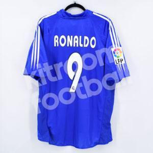 2004-05 Real Madrid Third Shirt #9 RONALDO BNWT XL