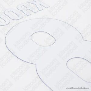 Original Player Issue 2016-17 Real Madrid Home Name Number Set #8 KROOS Sporting ID - Image 4