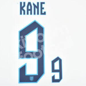 FIFA World Cup 2022 Qatar England Name Number Set Home #9 KANE Repro