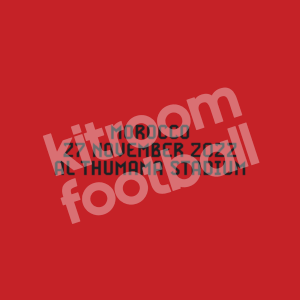 FIFA World Cup Qatar 2022 Belgium MDT Patch Home vs Morocco Repro