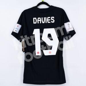 FIFA World Cup 2022 Canada Player Issue Away Shirt #19 DAVIES (S) vs Croatia