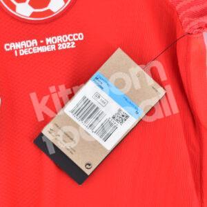 FIFA World Cup 2022 Canada Player Issue Home Shirt #19 DAVIES (M) vs Morocco - Image 4