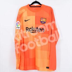 2021-22 Barcelona Orange Goalkeeper Shirt #1 TER STEGEN La Liga XL BNWT - Image 3