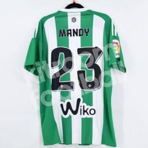 2016-17 Real Betis Home Shirt #23 MANDY M Camiseta