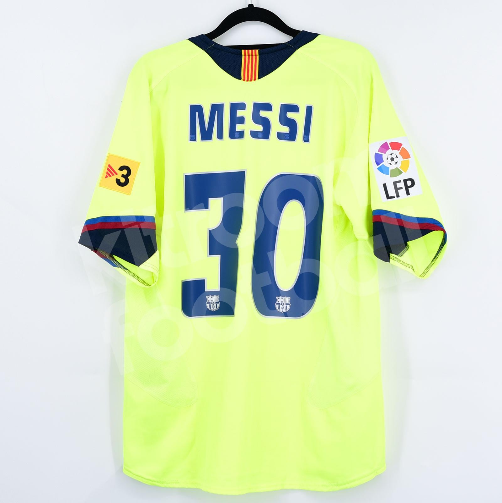 2005-06 Barcelona Away Shirt #30 MESSI (Very Good) M – Kitroom