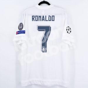 Final Champions League Milano 2016 Real Madrid Shirt #7 RONALDO L - Image 1