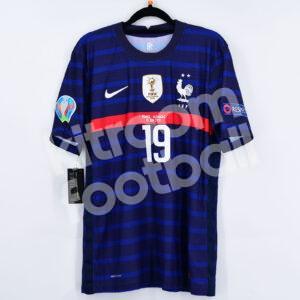 EURO 2020 21 France Authentic Match Home Shirt #19 BENZEMA M Vaporknit - Image 2