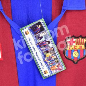 Official Retro 1980s Barcelona Home Shirt #10 MARADONA Licensed - Image 3