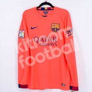 2014-15 Barcelona Away Shirt #10 MESSI L BNWT L/S - Image 3
