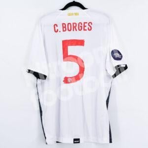 2021 Costa Rica Away Shirt Match Worn #5 C. BORGES Concacaf Nations League