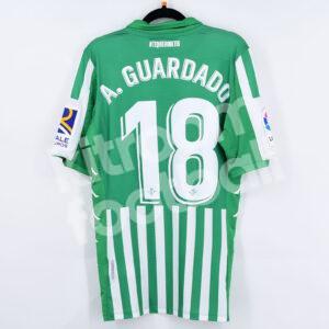 2019-20 Betis Player Issue Home Shirt #18 A. GUARDADO M La Liga