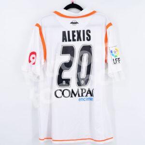 2007-08 Valencia CF Home Shirt #20 ALEXIS Match Worn (Good) - Image 1