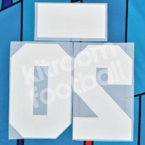 1995-96 Barcelona Away Name Number Set #20 NADAL Repro - Image 3