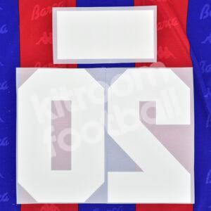 1995-96 Barcelona Home Name Number Set #20 NADAL Repro - Image 3