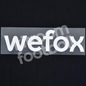 AC Milan Wefox Sponsor Patch White Repro