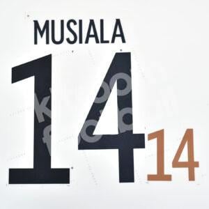 FIFA World Cup Qatar 2022 Germany Name Number Set #14 MUSIALA Home Repro