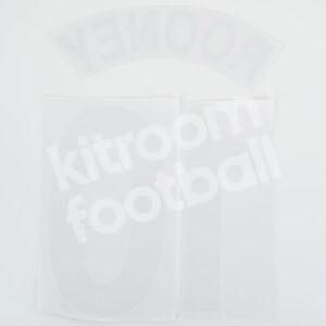 2008-09 Manchester United Away UCL Name Set #10 ROONEY Repro - Image 3